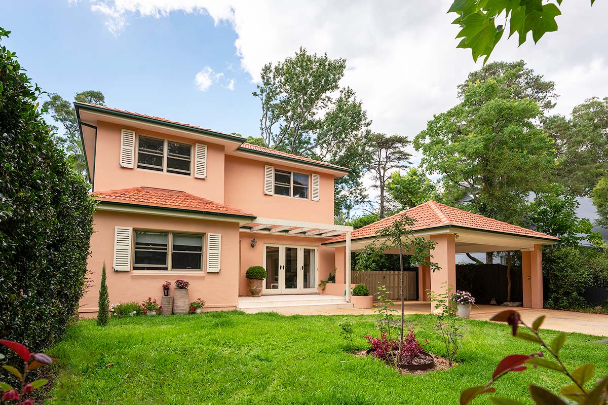 Front View of a Home Addition in Sydney Suburb of South Turramurra