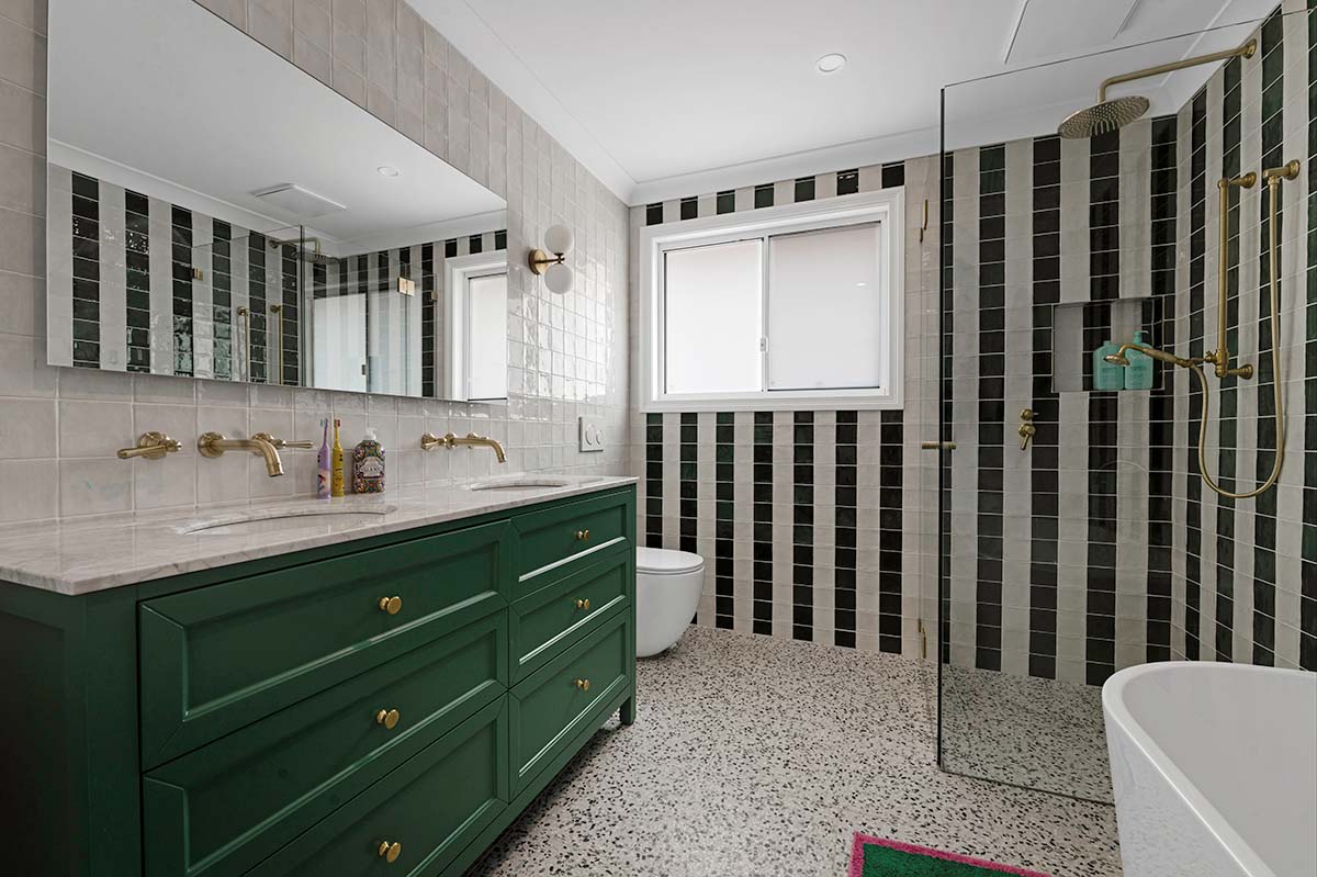 New bathroom in a Hunters Hill home with an Extension & Second-Storey Addition