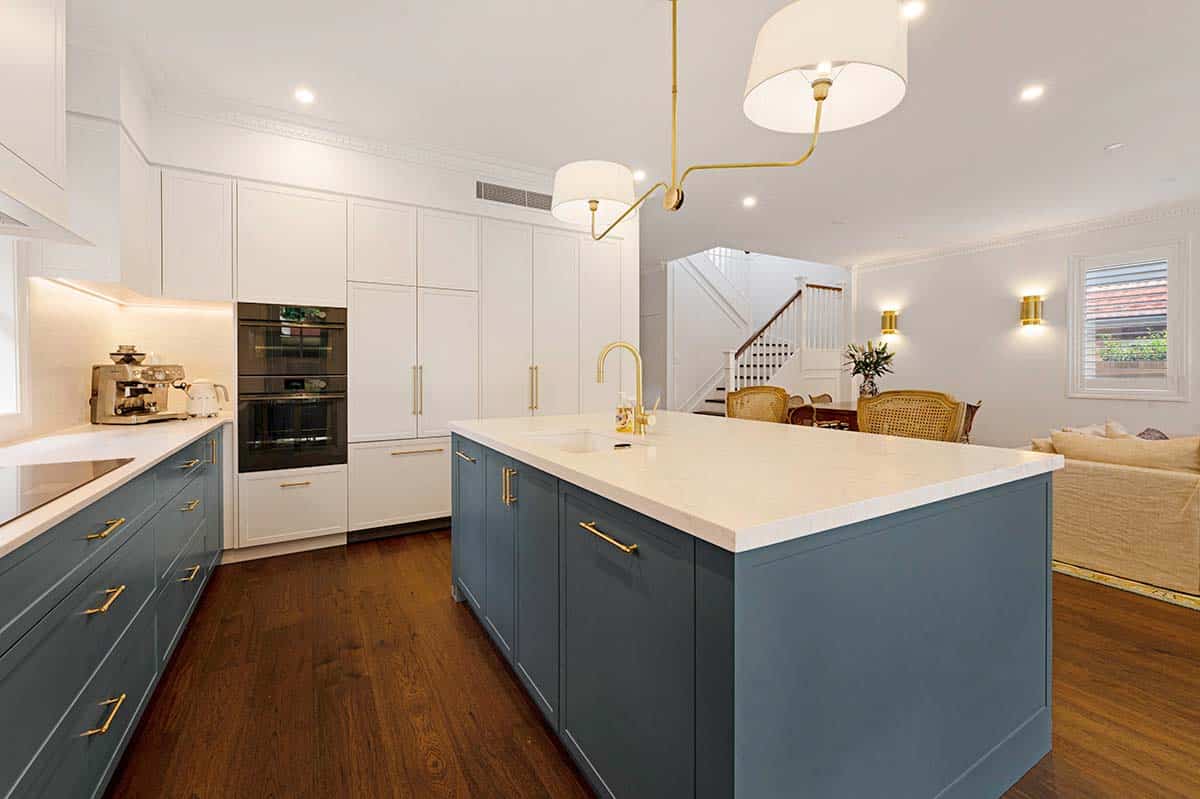 New kitchen in a Hunters Hill home with an Extension & Second-Storey Addition