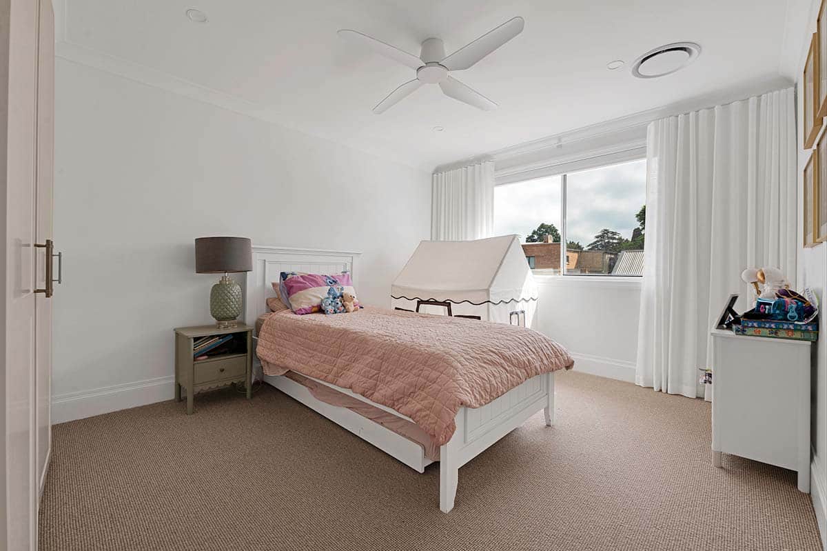 New kids bedroom in a Hunters Hill home with an Extension & Second-Storey Addition
